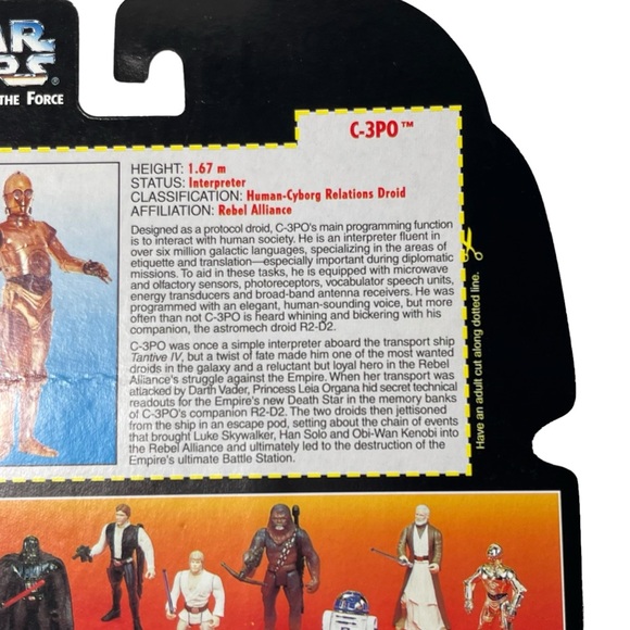 Kenner Star Wars The Power Of The Force C-3PO Realistic Metalized Body 1995 - Picture 13 of 16
